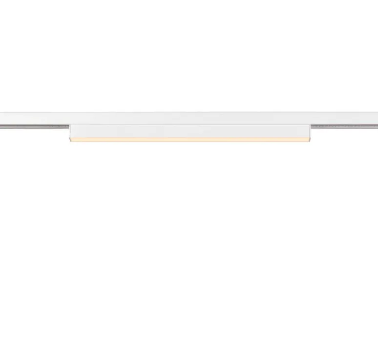 Plafonnier & Spot*SLV Spot pour rail, IN-LINE 44, , LED, DALI, dim, 3000K, 1180 lm, L43,5cm, H2,5cm - blanc