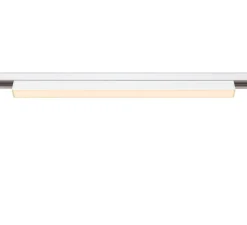 Plafonnier & Spot*SLV Spot pour rail, IN-LINE 44, , LED, DALI, dim, 3000K, 1180 lm, L43,5cm, H2,5cm - blanc