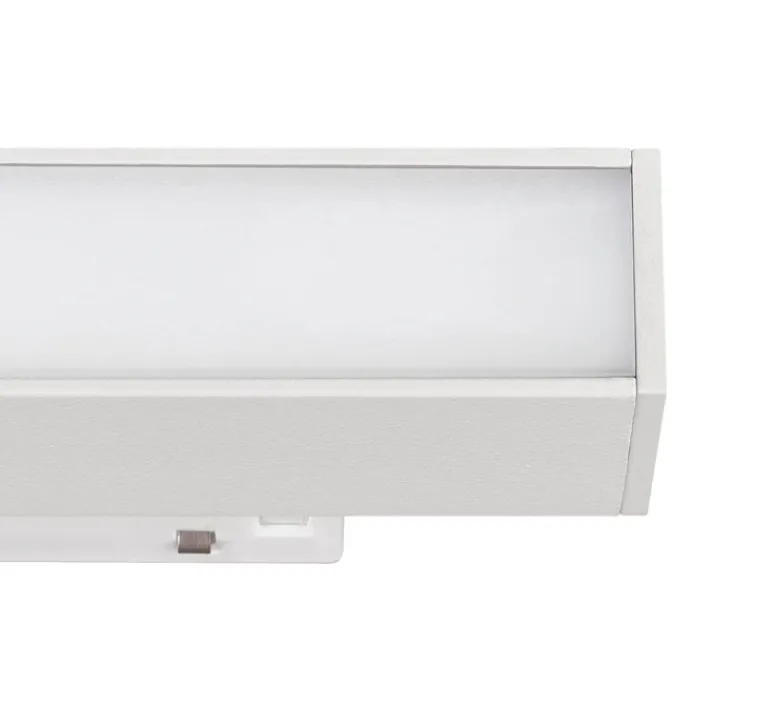 Plafonnier & Spot*SLV Spot pour rail, IN-LINE 44, , LED, DALI, dim, 3000K, 1180 lm, L43,5cm, H2,5cm - blanc