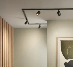 Plafonnier & Spot*Astro Spot pour rail, Koto Track, , Ø7,2cm, H15,3cm - noir mat