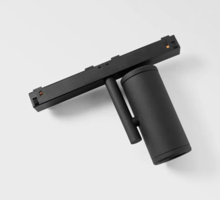 Spot pour rail, Medard Track 48V Adjustable 42 1x, noir, LED, dim, 2700K, 702 lm, Ø4,2cm, H10,2cm - Modular