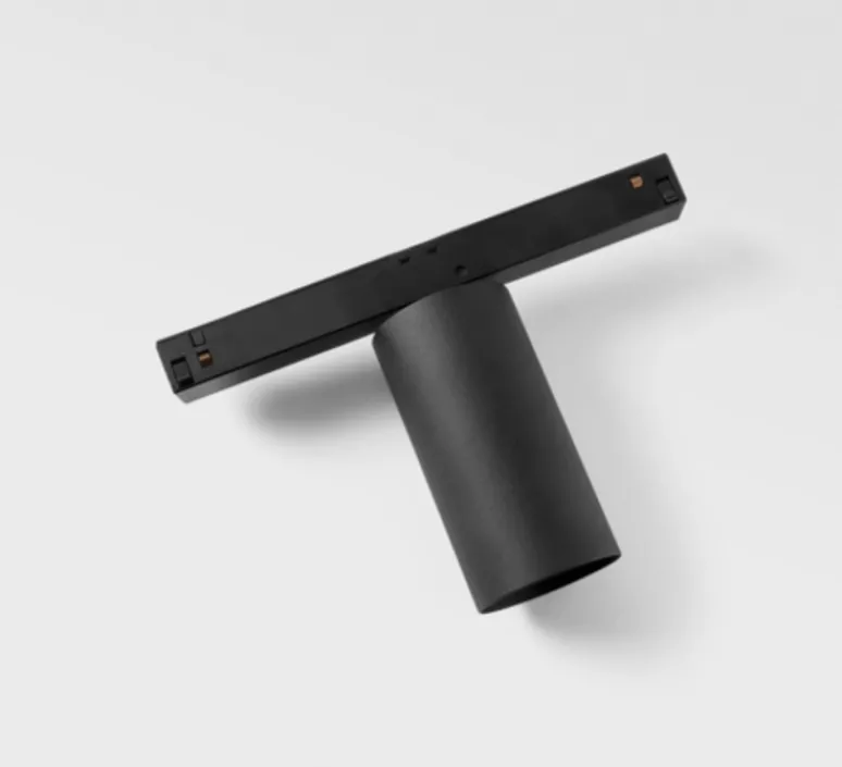 Plafonnier & Spot*Modular Spot pour rail, Minude Track 48V Adjustable 45 1x, , LED, dim, 2700K, 579 lm, Ø4,5cm, H8,8cm - noir