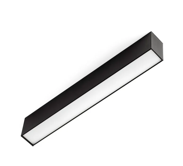 Plafonnier & Spot*Faro Architectural Spot pour rail, Neso Line 32, , LED, dim, 2700K, 892 lm, L32cm, H5,6cm - Faro noir