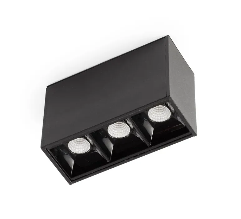 Plafonnier & Spot*Faro Architectural Spot pour rail, Neso Point 3, , LED, 2700K, 283 lm, L8,4cm, H5,6cm - noir