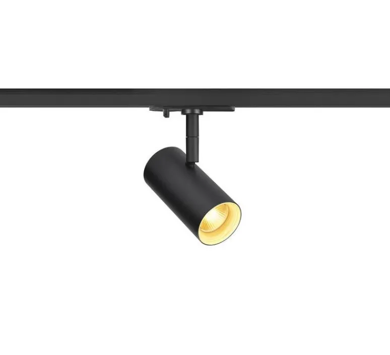 Plafonnier & Spot*SLV Spot pour rail, Noblo, , LED, dim, 3000K, 125 lm, Ø5cm, H10,7cm - noir