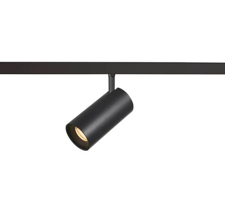 Plafonnier & Spot*SLV Spot pour rail, Numinos S, , LED, dim, 3000K, 1030 lm, 40°, ⌀6cm, H9cm - noir