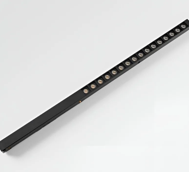 Plafonnier & Spot*Modular Spot pour rail, Pista Linear Spots Track 48V 429 1x, , LED, dim, 3000K, 1530 lm, L42,9cm, H1,8cm - noir