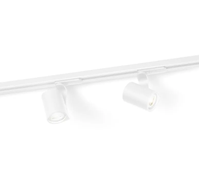 Plafonnier & Spot*Wever&Ducré Spot pour rail, Sqube on Track, , Ø5,5cm, H10,7cm - Wever et Ducré blanc