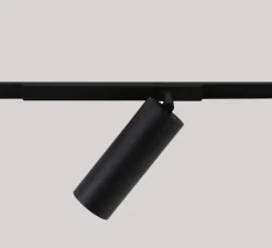 Spot pour rail, Tiny Focus 40-48V, noir, LED, dim, 3000K, 705 lm, Ø4cm, H11cm - ONOK