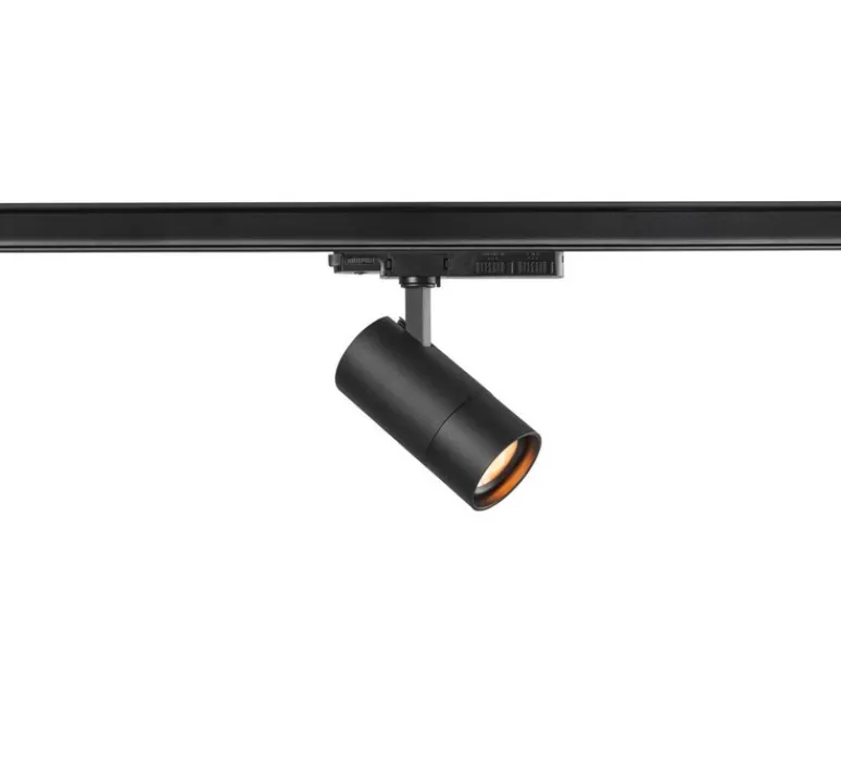 Plafonnier & Spot*SLV Spot pour rail, Trackspot V3 all, , Ø7,2cm, H13,5cm - noir