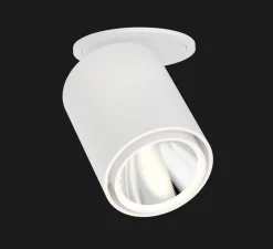 Plafonnier & Spot*Doxis Spot semi-encastré, Atlas, , LED, dim, 3000K, 2112lm, Ø9cm, H11cm - blanc