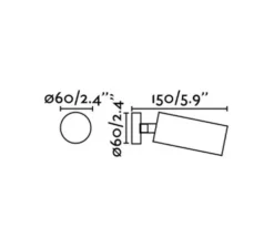 Spot, Stan, terracotta, L6cm, H6cm - Faro