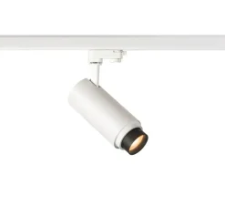 Spot sur rail, Numinos ZOOM M PHASE, blanc, LED, dim, 3000K, 750-1800 lm, Ø18,5cm, H16,5cm - SLV
