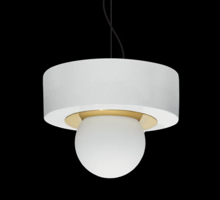 Suspension, 2.02, blanc, LED, Ø27cm, H24cm - HAOS