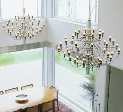 Suspension*Flos Suspension, 2097/50, , 2700K, Ø100cm, H88cm - chromé (ampoules dépolies)