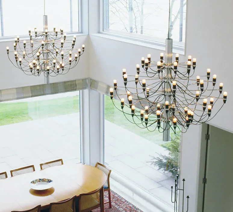 Suspension*Flos Suspension, 2097/50, , 2700K, Ø100cm, H88cm - chromé (ampoules dépolies)