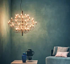 Suspension*Flos Suspension, 2097/50, , 2200K, Ø100cm, H88cm - laiton (ampoules transparentes)