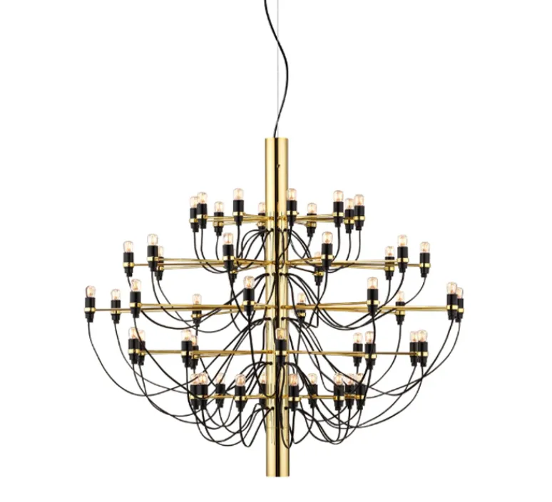 Suspension*Flos Suspension, 2097/50, , 2200K, Ø100cm, H88cm - laiton (ampoules transparentes)