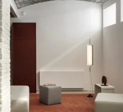 Suspension - lampadaire, Guise 2272, transparent, LED, 3000K, 1742lm, Ø16cm, H63cm - Vibia