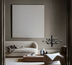 Suspension*Flos Suspension, 2097/18, , 2700K, Ø69cm, H51cm - noir (ampoules dépolies)