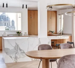 Suspension*Panzeri Suspension & Rosace, ZERO ROUND M03301, laiton, LED, dim-dali 2700k, 4974lm, Ø97cm, H5cm - blanc