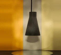 Suspension, [S1], Gris foncé, Ø14cm, H23cm - GANTLights