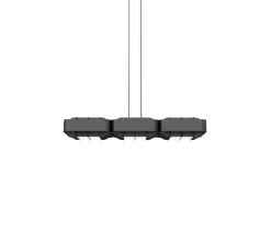 Suspension*Darmes Suspension, 1979 Triple, , LED, dim, 3000K, 4800 lm, L91,5cm, H12,7cm - noir mat