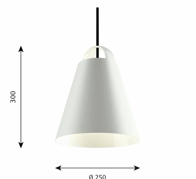 Suspension, Above, blanc, Ø25cm, L30cm - Louis Poulsen