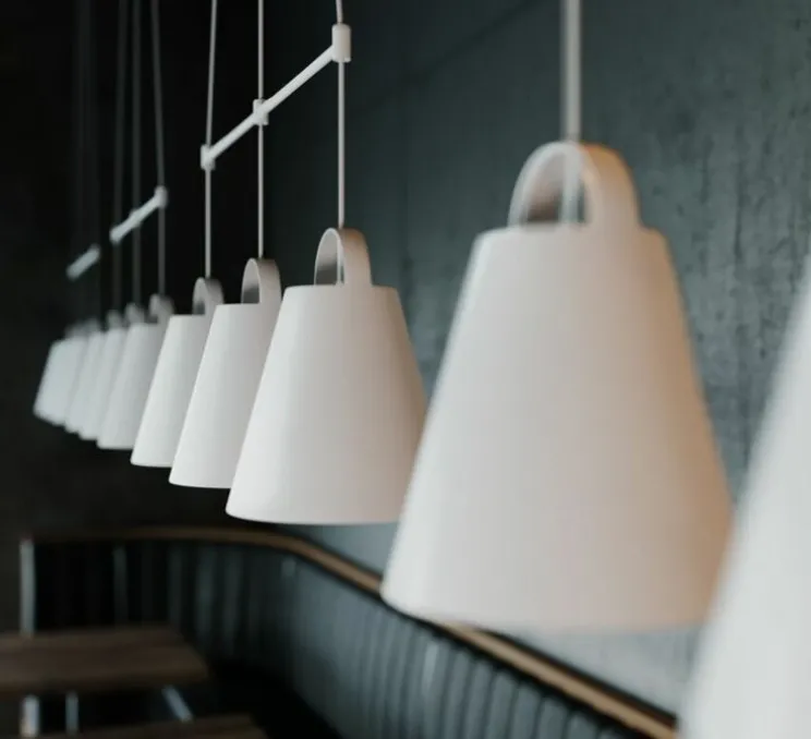 Suspension, Above, blanc, Ø25cm, L30cm - Louis Poulsen