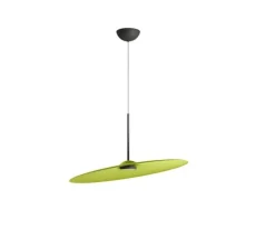 Suspension accoustique, Acustica F58, Vert d'eau, IP40, LED, dim, 2700K, 2054 lm, Ø90cm, H9cm - Fabbian