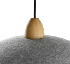 Suspension accoustique, Chaplin, gris, Ø44cm, Hcm - Zangra