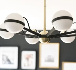 Suspension*Hudson Valley Lighting Suspension, Ace, , Ø70,5cm, H134cm - bronze