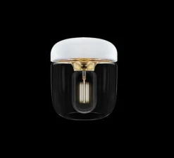 Suspension*Umage Suspension, Acorn, blanc & laiton, Ø14cm, H16cm - blanc & laiton