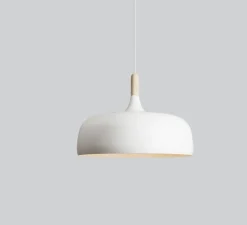 Suspension*Northern Suspension, Acorn, , chêne, Ø48cm, H34cm - blanc