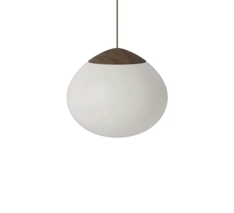 Suspension*Bolia Suspension, Acorn, , Ø21cm, H18cm - chêne massif teinté huilé