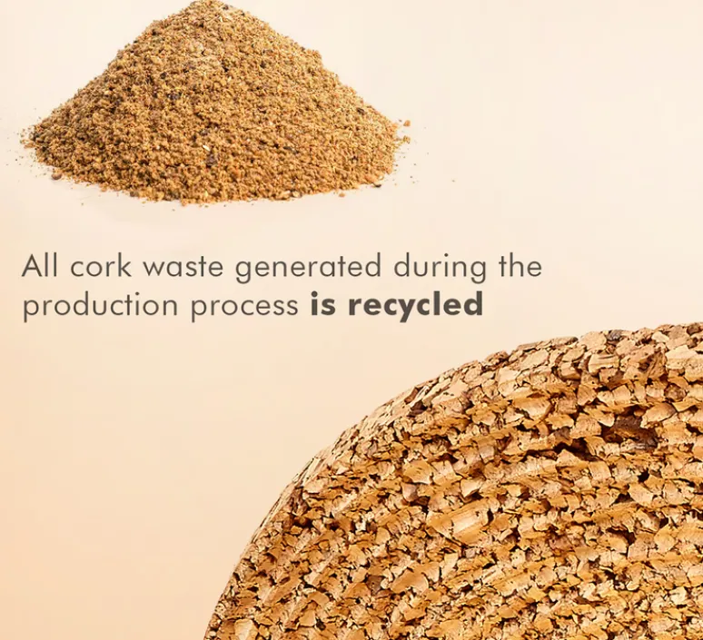 Suspension*Luxcambra Suspension acoustique, Calma C, , LED, 2700K, 665-836 lm, Ø48cm, H60cm - laiton, liège clair