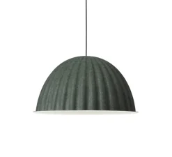 Suspension, acoustique, Under The Bell, vert foncé, Ø55cm, H31cm - Muuto