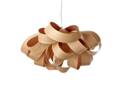 Suspension*LZF Suspension, Agatha, bois naturel de cerisier, H37, Ø78cm - marron