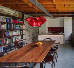 Suspension, Agatha, rouge, Ø76cm, H37cm - LZF