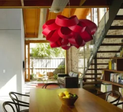 Suspension, Agatha, rouge, Ø76cm, H37cm - LZF