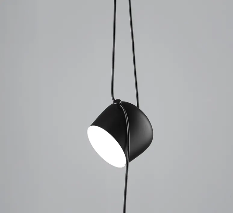 Suspension*Flos Suspension, Aim Simple, , LED, 2700K, 895lm, Ø24,3cm, H21,1cm - noir