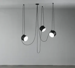 Suspension*Flos Suspension, Aim Simple, , LED, 2700K, 895lm, Ø24,3cm, H21,1cm - noir