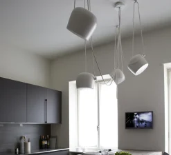 Suspension, Aim Small, blanc, LED, 2700K, 725lm, Ø17cm, H14,9cm - Flos