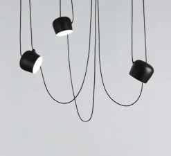 Suspension, Aim Small, noir, LED, 2700K, 725lm, Ø17cm, H14,9cm - Flos