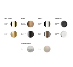 Suspension, Alba, laiton brossé vieilli, verre transparent, câble doré, Ø15cm, H70cm - Contain