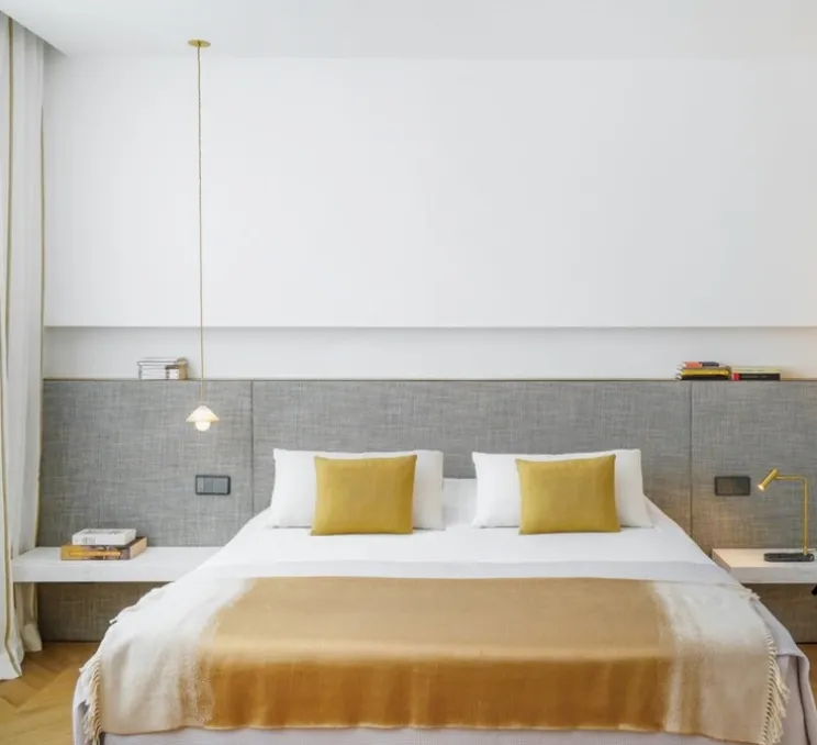 Suspension, Alba Top, laiton brossé, verre givré, câble doré, Ø15cm, H11cm - Contain