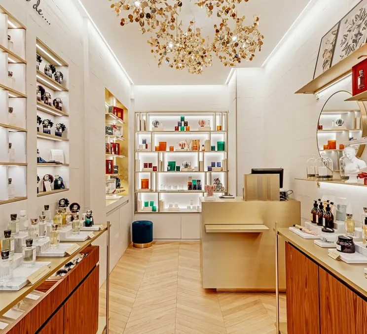 Suspension, Alba Top, laiton brossé, verre givré, câble doré, Ø15cm, H11cm - Contain