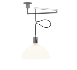 Suspension, Albini AM/AS, AS41C, blanc et chrome, Ø40cm, H32cm - Nemo Lighting