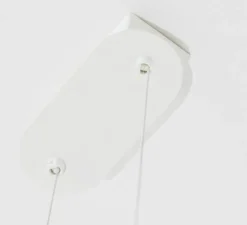 Suspension*OliveLab Suspension, Ali di Luce, 2, , LED, 2700K, 400 lm, L20cm, H160cm - blanc, terracotta et laiton