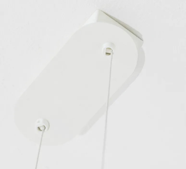 Suspension*OliveLab Suspension, Ali di Luce, 2, , LED, 2700K, 400 lm, L20cm, H160cm - blanc, terracotta et laiton